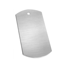 Alumetal Customized Size Aluminum Stamping Blank Dog Tags Blanks 1 X 2 Inch